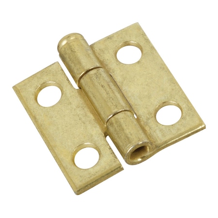 National Hardware National Hardware 1 in. L Brass-Plated Door Hinge 1 pk N141-622